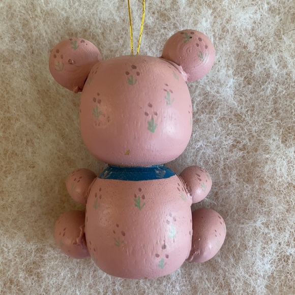 Vintage Wooden Ornaments by Schmid Folk Art Bear & Sheep Christmas Tree Decor - Picture 5 of 8